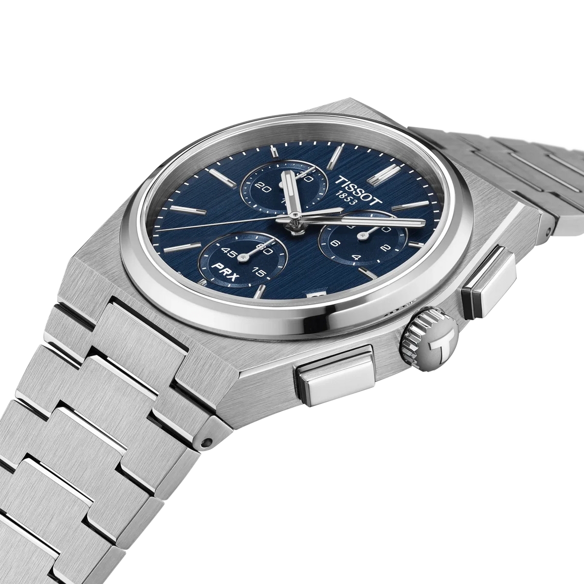 Tissot PRX Quartz Chronograph Watch For Mens 41mm T137.417.11.041.00