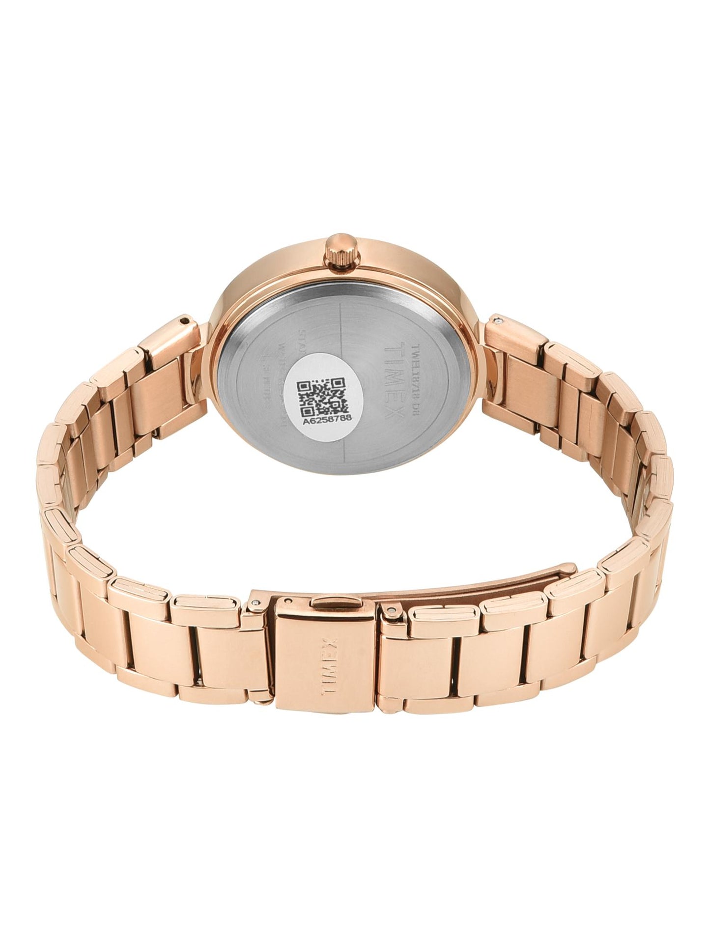 Timex Trendline Round 21mm Rose Gold Dial Analog Women Watch - TWEL18718