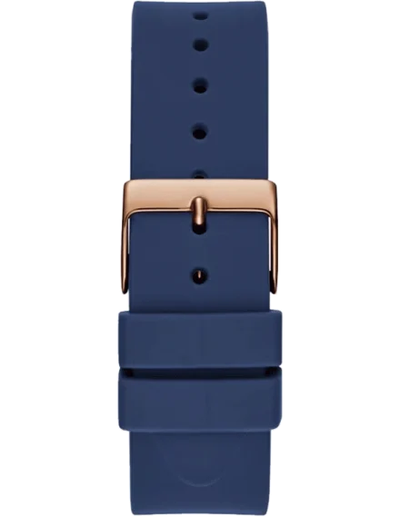 GUESS Leather Analog Rose Gold Dial Women's Watch-Gw0665L2