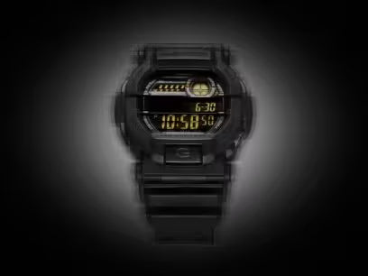 Casio G-Shock GD-350-1BDR Digital Dial Black Resin Strap Men's Watch Shock and 200M Water Resistant G441