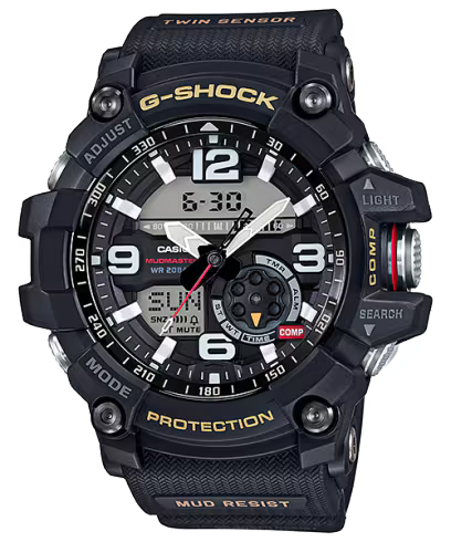 Casio G-Shock GG-1000-1ADR Analog-Digital Black Dial Men Watch Black Resin Strap G660