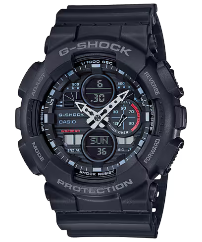 G-Shock Casio GA-140-1A1DR Analog-Digital Black Dial Men Watch G975