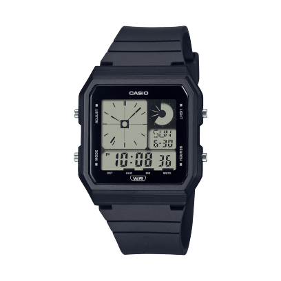 Casio Unisex Resin Digital Black Dial Watch-Lf-20W-1Adf, Band Color-Black