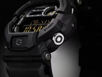 Casio G-Shock GD-350-1BDR Digital Dial Black Resin Strap Men's Watch Shock and 200M Water Resistant G441