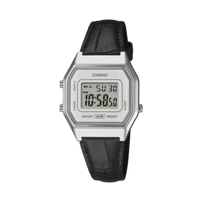 CASIO VINTAGE LEATHER STRAP WOMENS WATCH LA680WEL-1