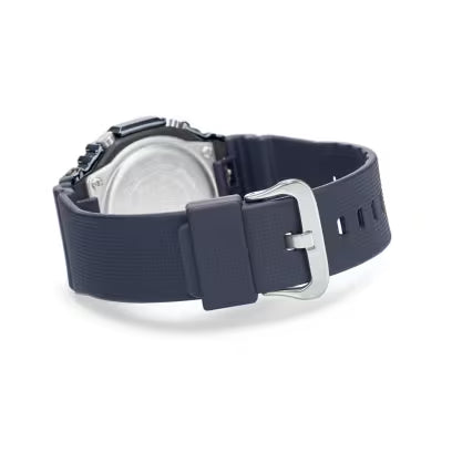 Casio G-Shock GM-2100N-2ADR Dark Blue IP Blue Analog-Digital Dial Blue Resin Strap Men's Watch Shock and 200M Water Resistant G1162
