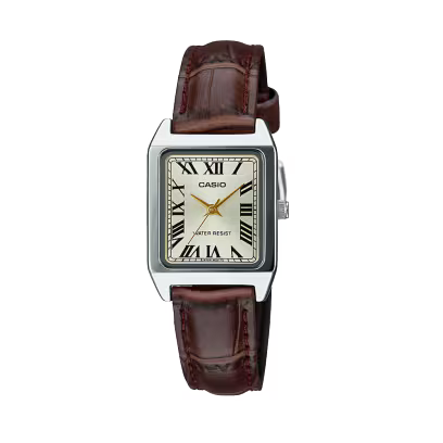 Enticer Women Quartz Gold Dial Analog Leather Watch A2291