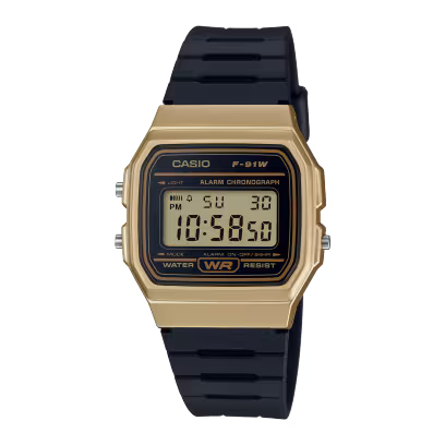 Casio Youth Series Digital Grey Dial Unisex Watch - F-91WM-9ADF D142 x D359(COMBO)