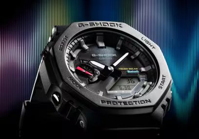 Casio G-Shock GA-B2100-1ADR Black Analog-Digital Dial Black Resin Strap Men's Watch Tough Solar Bluetooth G1241