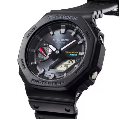 Casio G-Shock GA-B2100-1ADR Black Analog-Digital Dial Black Resin Strap Men's Watch Tough Solar Bluetooth G1241