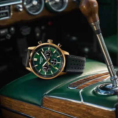 Casio Edifice EFR-575CL-3ADF Analog Green Dial Men (ED658)