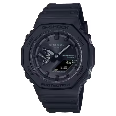 Casio G-Shock GA-B2100-1A1DR Black Analog-Digital Dial Black Resin Strap Men's Watch Tough Solar Bluetooth G1242