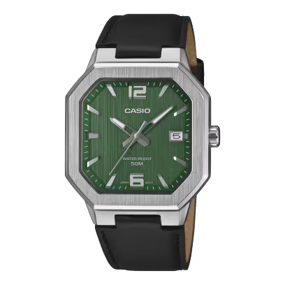 Casio Enticer Men MTP-B195L-3AVDF Analog Green Watch Men (A2528)