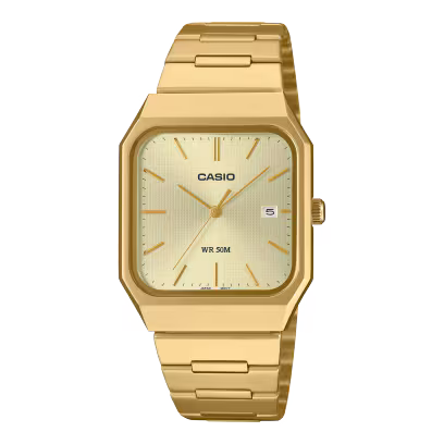 Men A2470 Enticer Analogue Dial Stainless Steel Strap Watch - MTP-B185G-9AVDF