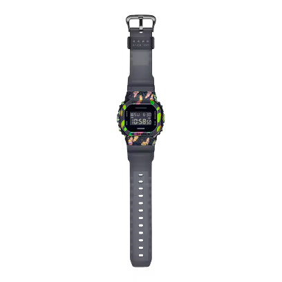 Casio G-Shock GM-5640GEM-1DR Multi-Coloured IP Digital Dial Translucent Resin Strap Men's Watch Shock Resistant Limited Edition G1348