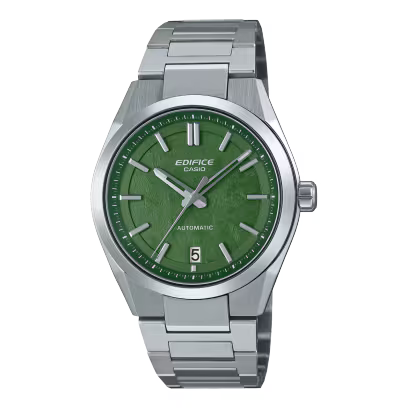 Casio Mens Automatic Green Dial Analog Watch EFK-100D-3A