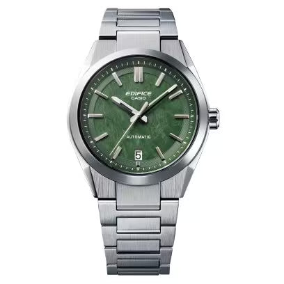 Casio Mens Automatic Green Dial Analog Watch EFK-100D-3A