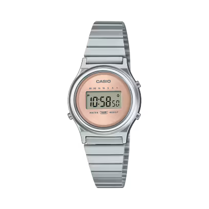 Casio Vintage Silver Band Women Digital Watch LA700WE-4A A2231