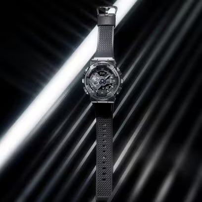 Casio Analog-Digital Gray Dial Men's Watch-GM-110BB-1ADR G1370
