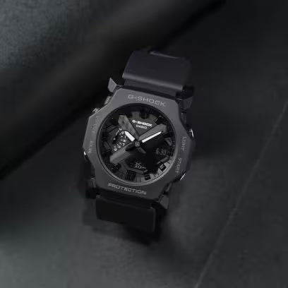 Casio G-Shock GA-2300-1ADR Analog-Digital Black Dial Men Watch Black Resin Strap G1551