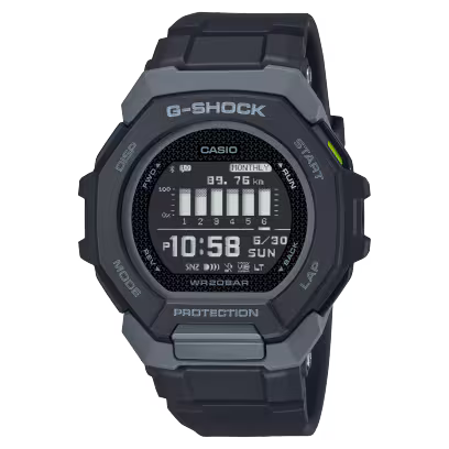 Casio G-Shock GBD-300-1DR Bluetooth Digital Black Dial Men G1586