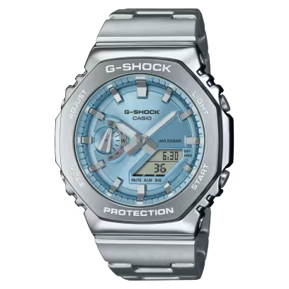 Casio G-Shock GM-2110D-2ADR Analog-Digital Blue Dial Men G1613