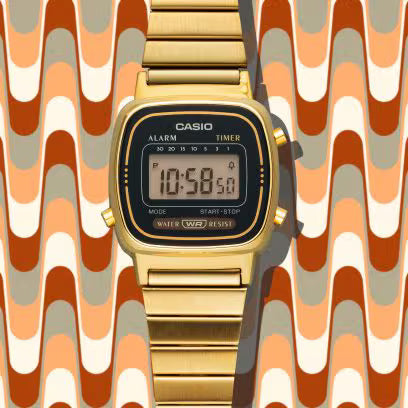 Casio Vintage Golden band Women Watch LA670WGA-1 D124