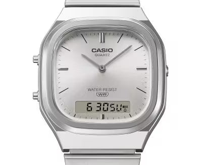 Casio Vintage Analog-Digital Stainless Steel, AQ-240E-7ADF-D420
