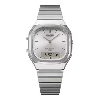Casio Vintage Analog-Digital Stainless Steel, AQ-240E-7ADF-D420