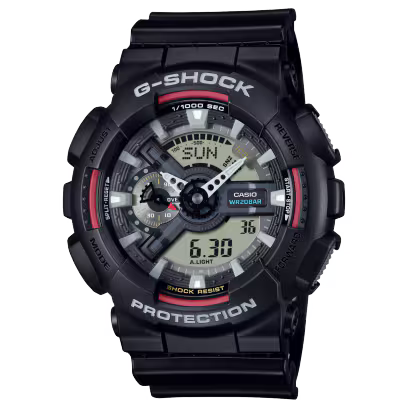 Casio G-Shock GA-110RL-1ADR Analog-Digital Black Dial Men G1685