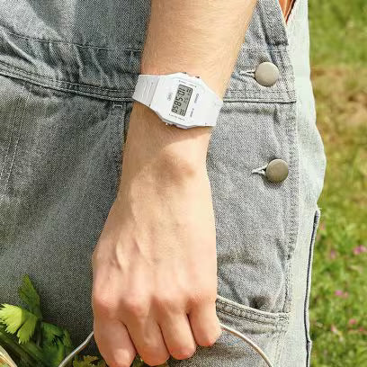 Casio F-91WB-7A White Unisex Digital Watch D372