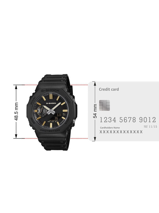 G-Shock Men Quartz Black Dial Analog-Digital Resin Watch G1816