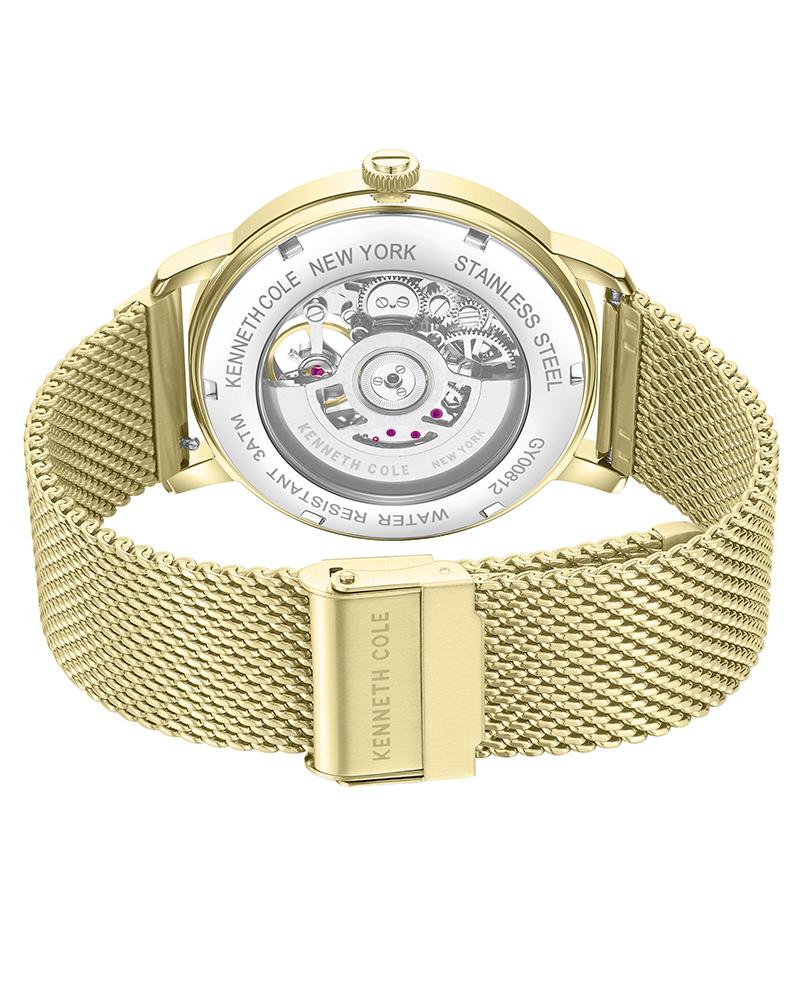 KENNETH COLE Aurora Stainless Steel Skeleton Analog Watch - KCWGY0081203MNW