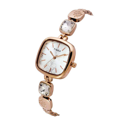 Timex Fria Square 27Mm Analog Women Watch - TWEL27000