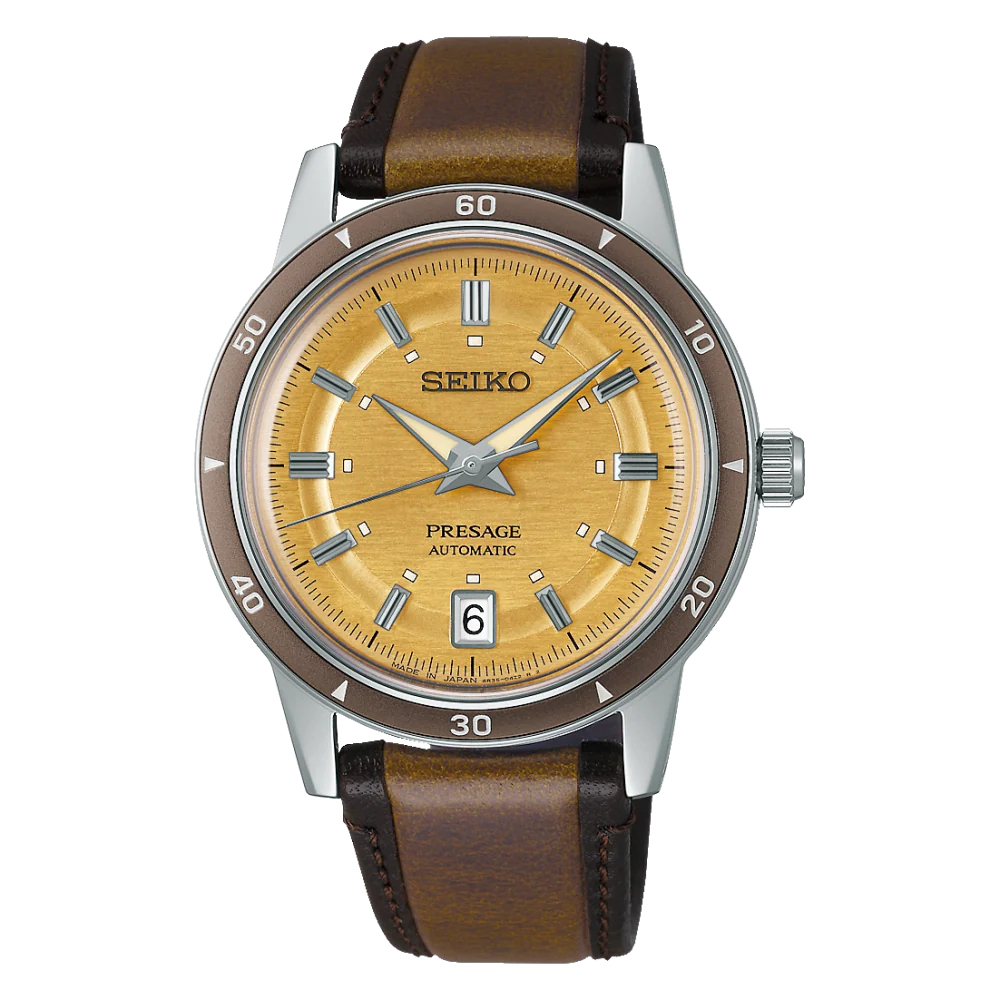 Seiko Presage Style 60s in Golden Yellow - SRPL75J1