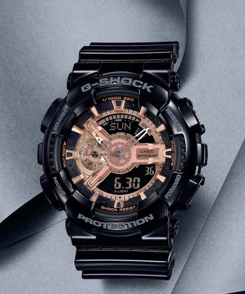 Casio Analog-Digital Rose Gold Dial Men's Watch - GA-110MMC-1ADR (G937)