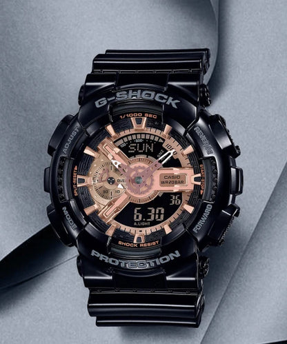 Casio Analog-Digital Rose Gold Dial Men's Watch - GA-110MMC-1ADR (G937)