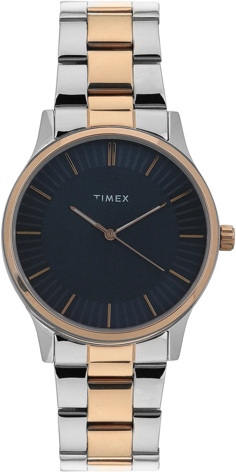 TIMEX Round 42mm Blue Dial Analog Watch  - For Men TW0TG8303