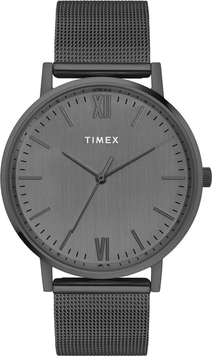 TIMEX Round 41mm Grey Dial Analog Watch Men TW0TG8012