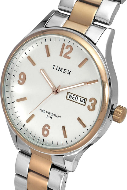 TIMEX Trendline Round 43mm Silver Dial Analog Watch  - For Men TWEG18423