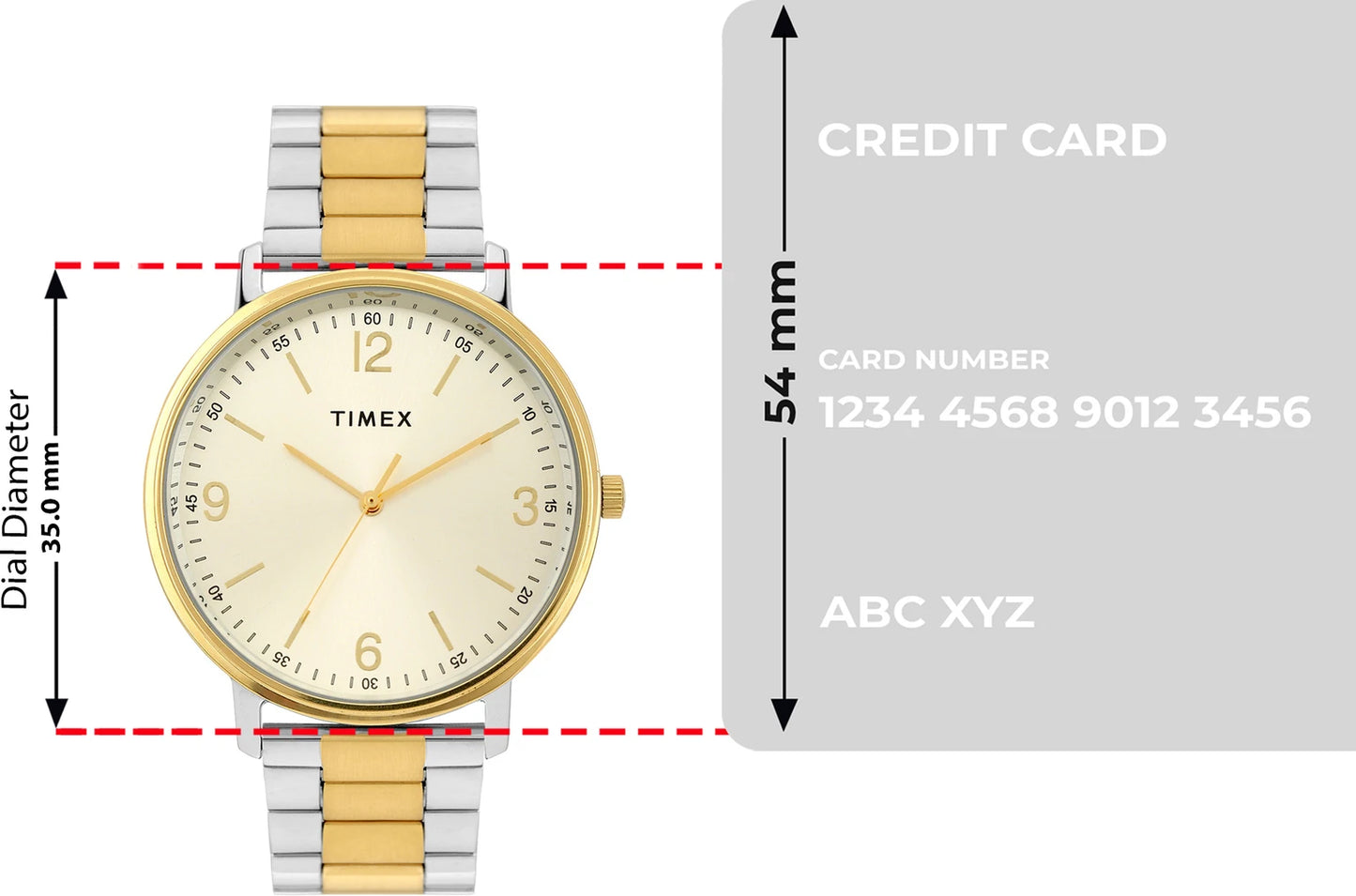 TIMEX Trendline Round 41mm Champagne Dial Analog Watch  - For Men TW0TG8028
