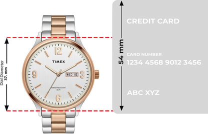 TIMEX Trendline Round 43mm Silver Dial Analog Watch  - For Men TWEG18423