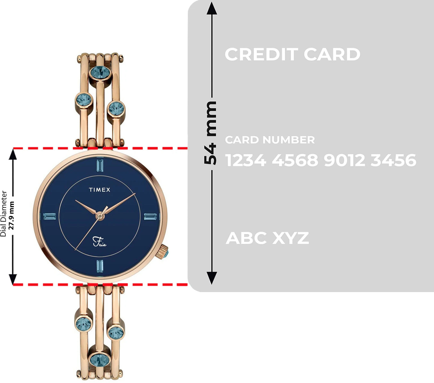 TIMEX Fria Round 32mm Blue Dial Digital Watch  - For Women TWEL16002