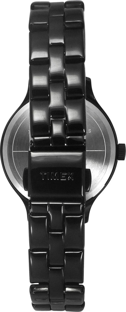 TIMEX Round 36mm Black Dial Analog Watch  - For Women TWEL14816