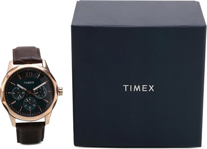 Timex Empera Men's Blue Dial Round Case Multifunction Function Watch -TW0TG7601