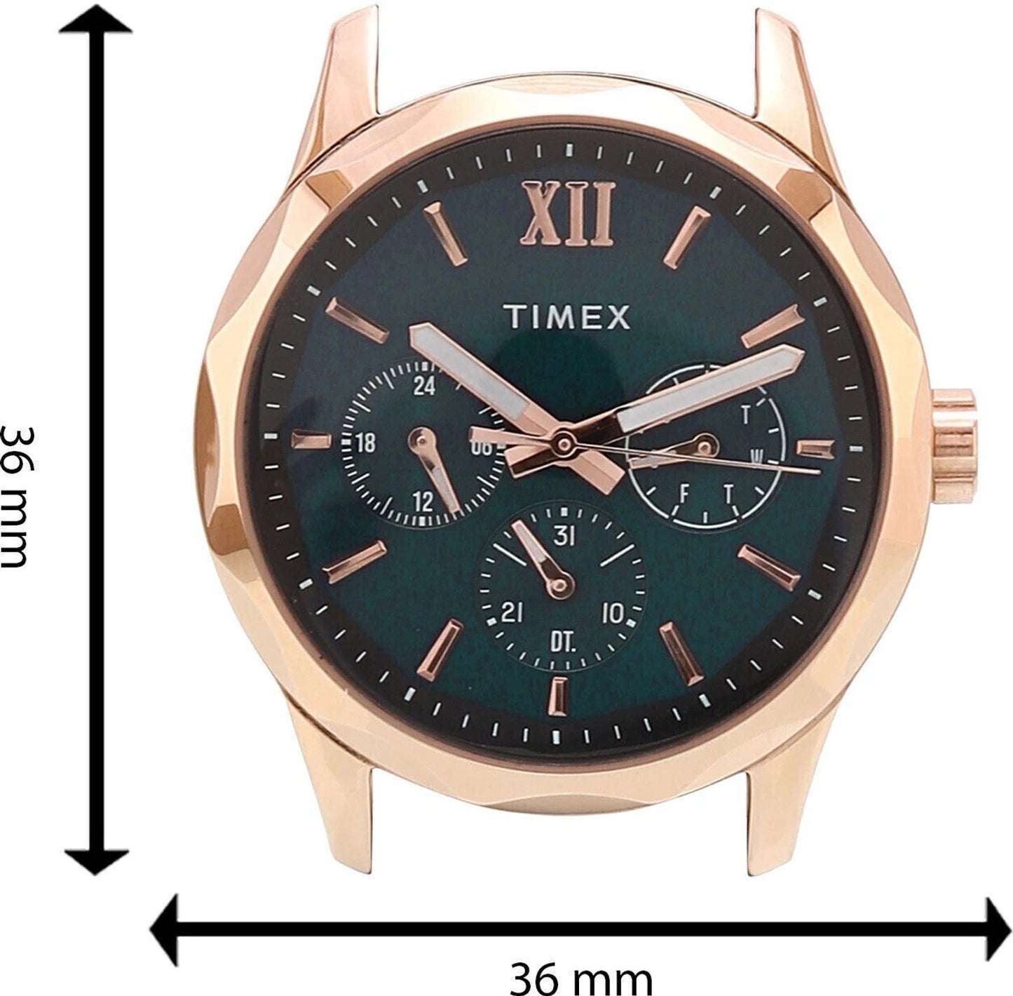 Timex Empera Men's Blue Dial Round Case Multifunction Function Watch -TW0TG7601