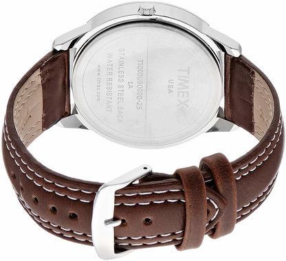 TIMEX Silver-Dial Analog Watch  For Men TI000U90000