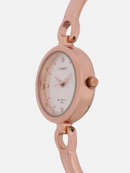 TIMEX Trendline Round 26mm Silver Dial Analog Watch  - For Women TWEL11424