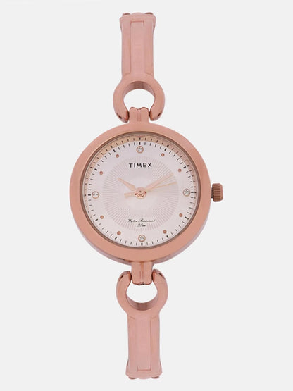 TIMEX Trendline Round 26mm Silver Dial Analog Watch  - For Women TWEL11424