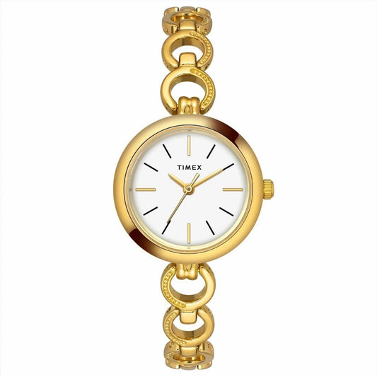TIMEX Trendline Round 26mm White Dial Analog Watch  - For Women TWEL11433